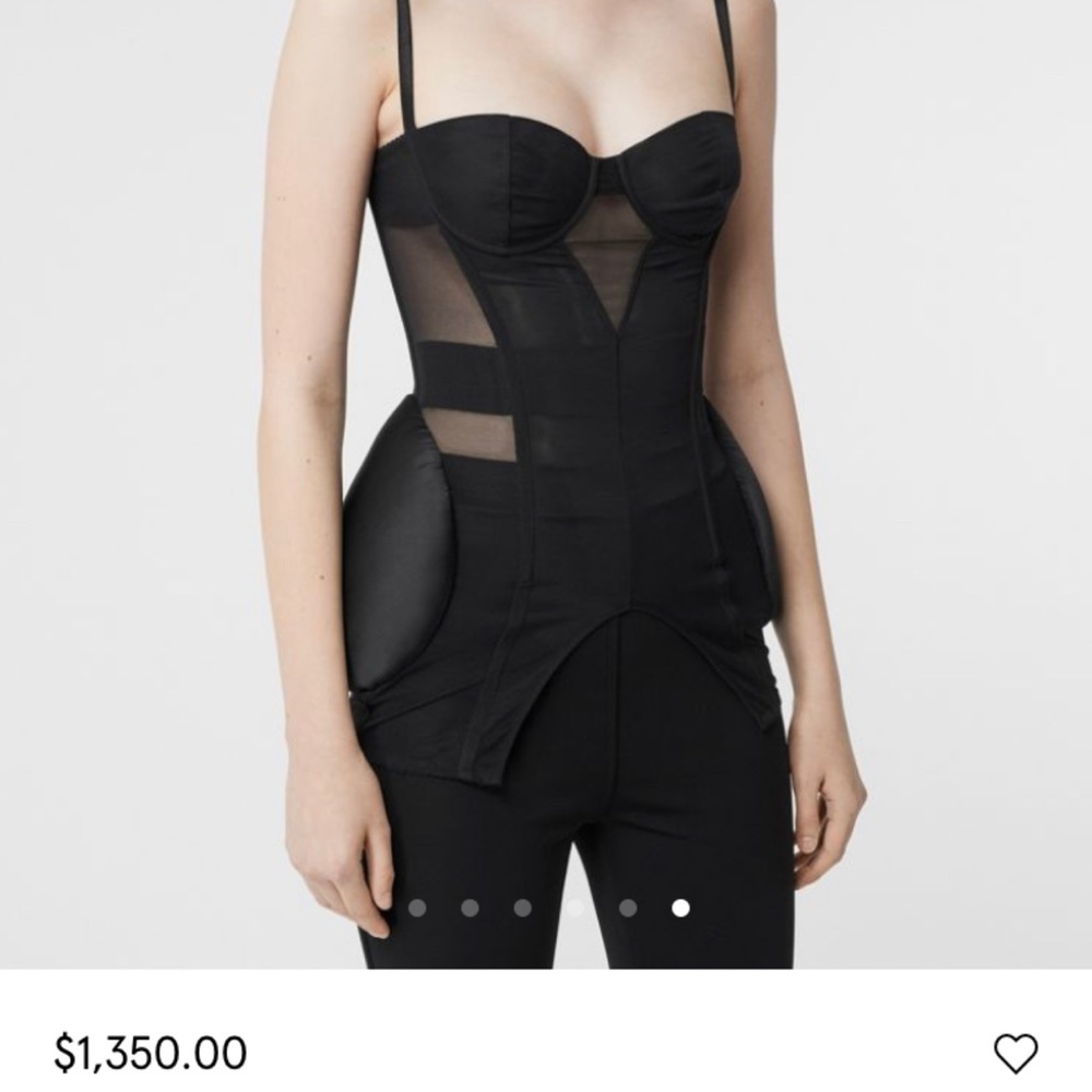 Authentic Burberry limited edition corset